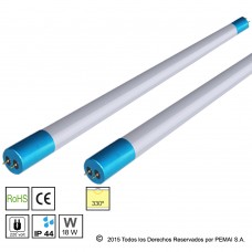 Tubo de Cristal T8, 18W, 120CM, Blanco Neutro